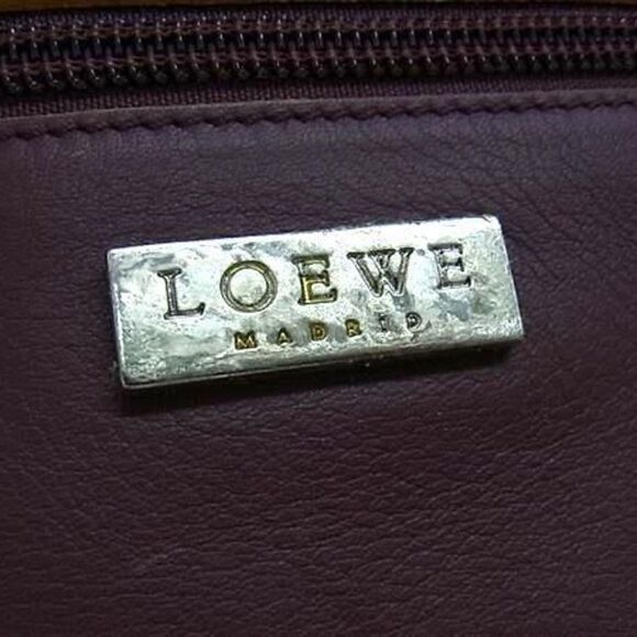 LOEWE Red Leather Pouch - Picture 6 of 6